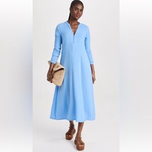 XiRENA Tabitha Light Blue Long Sleeve Dress